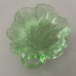 Indiana Glass • “Cabbage Leaf” • Uranium Glassware